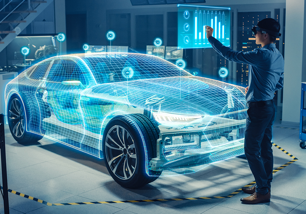 TUe en ABS Autoherstel testen augmented reality