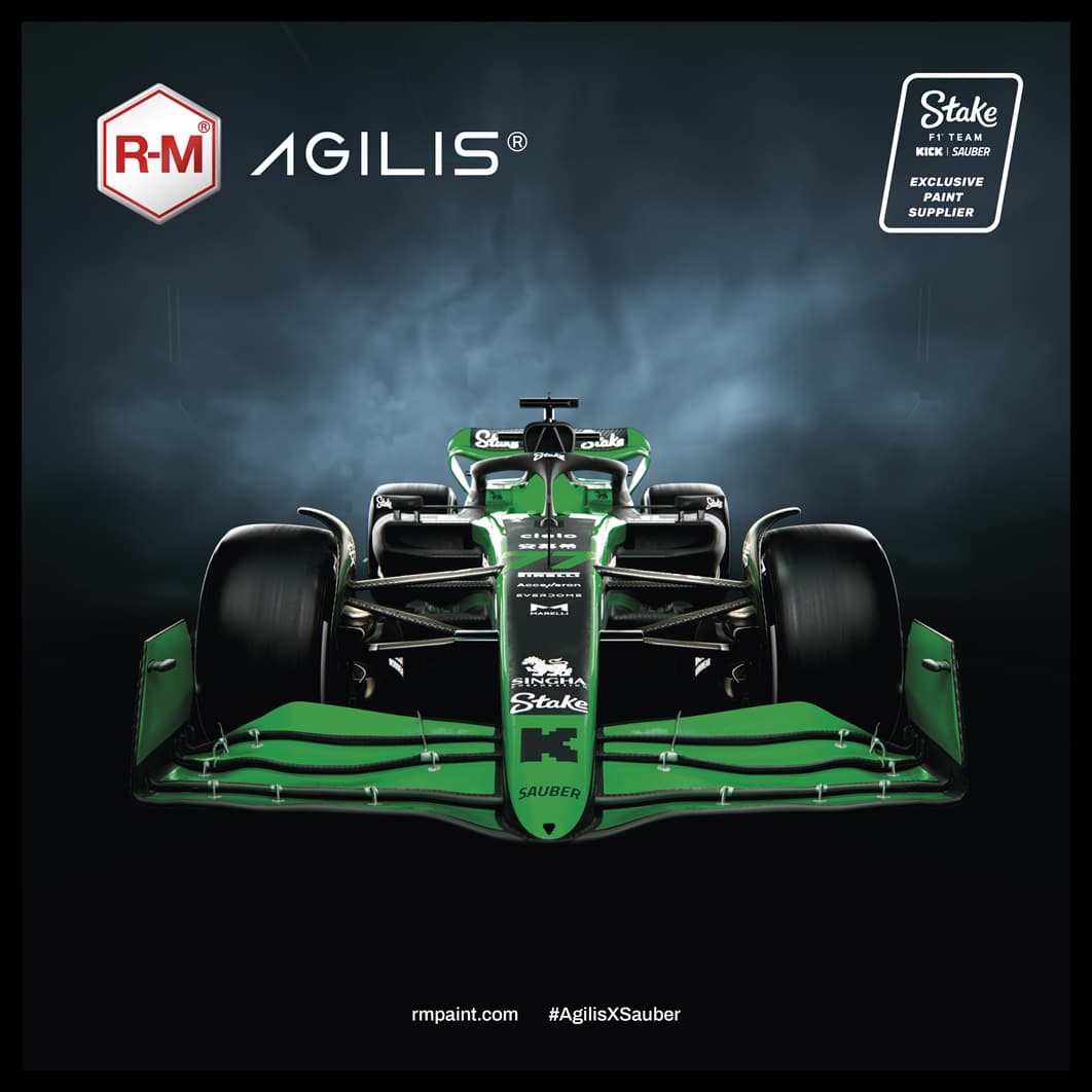 Stake F1 Team KICK Sauber’s nieuwe C44 raceauto gespoten met R-M AGILIS [partnercontent]